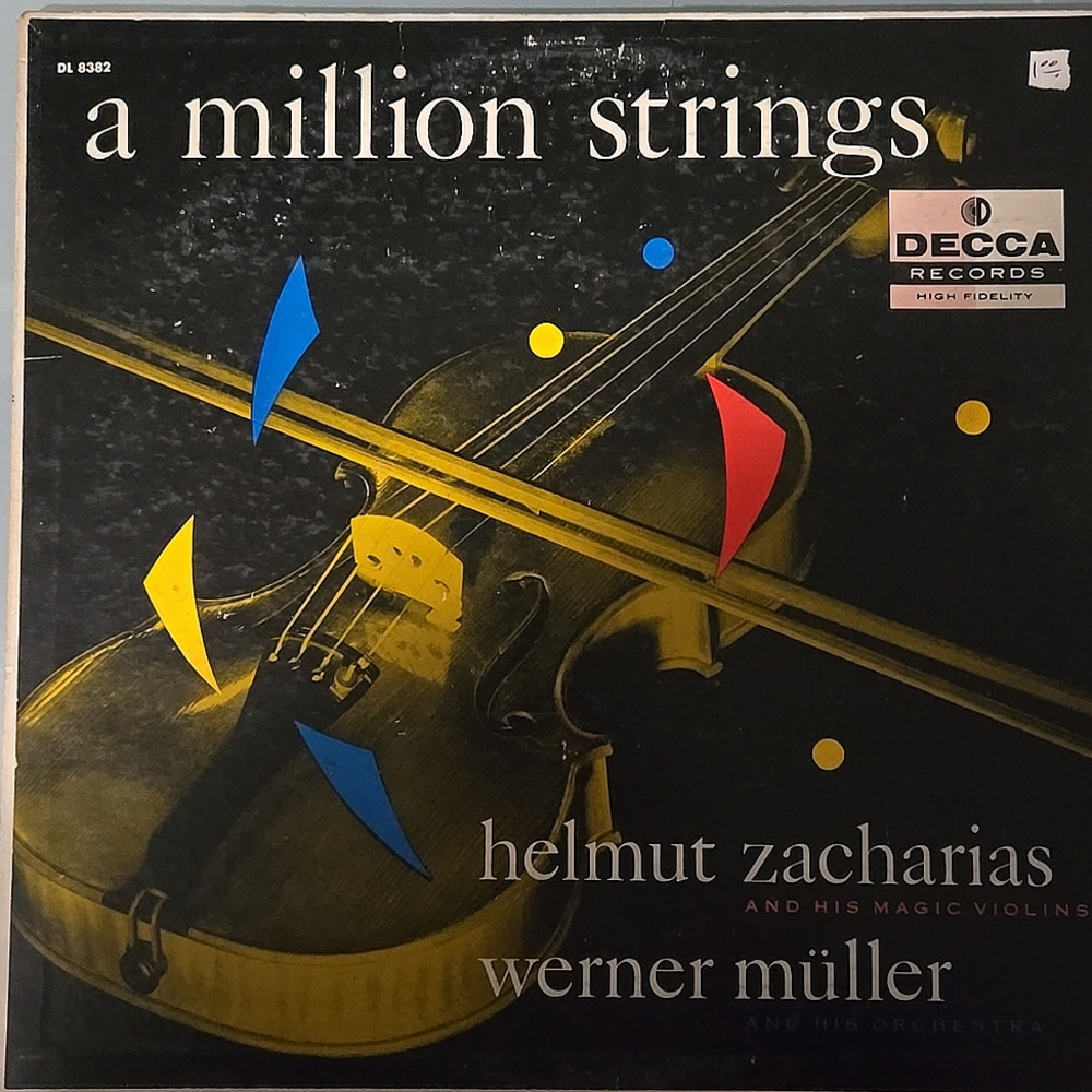 A Million Strings- Helmut Zacharias And His Magic Violins Vinyl Record LP